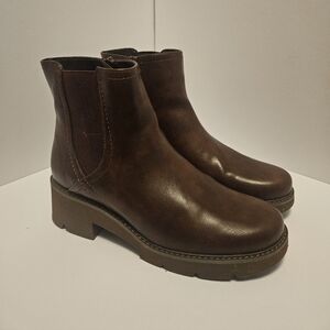 Naturalizer Dark Brown Ankle Booties